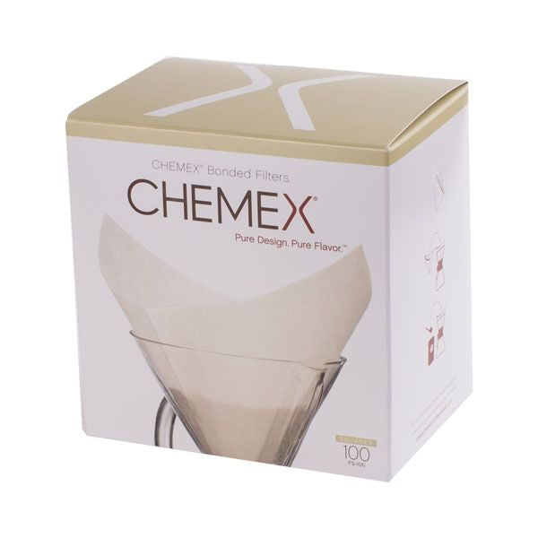 Chemex Bonded - filtry papierowe kwadratowe 6-10 cup (100 szt.)