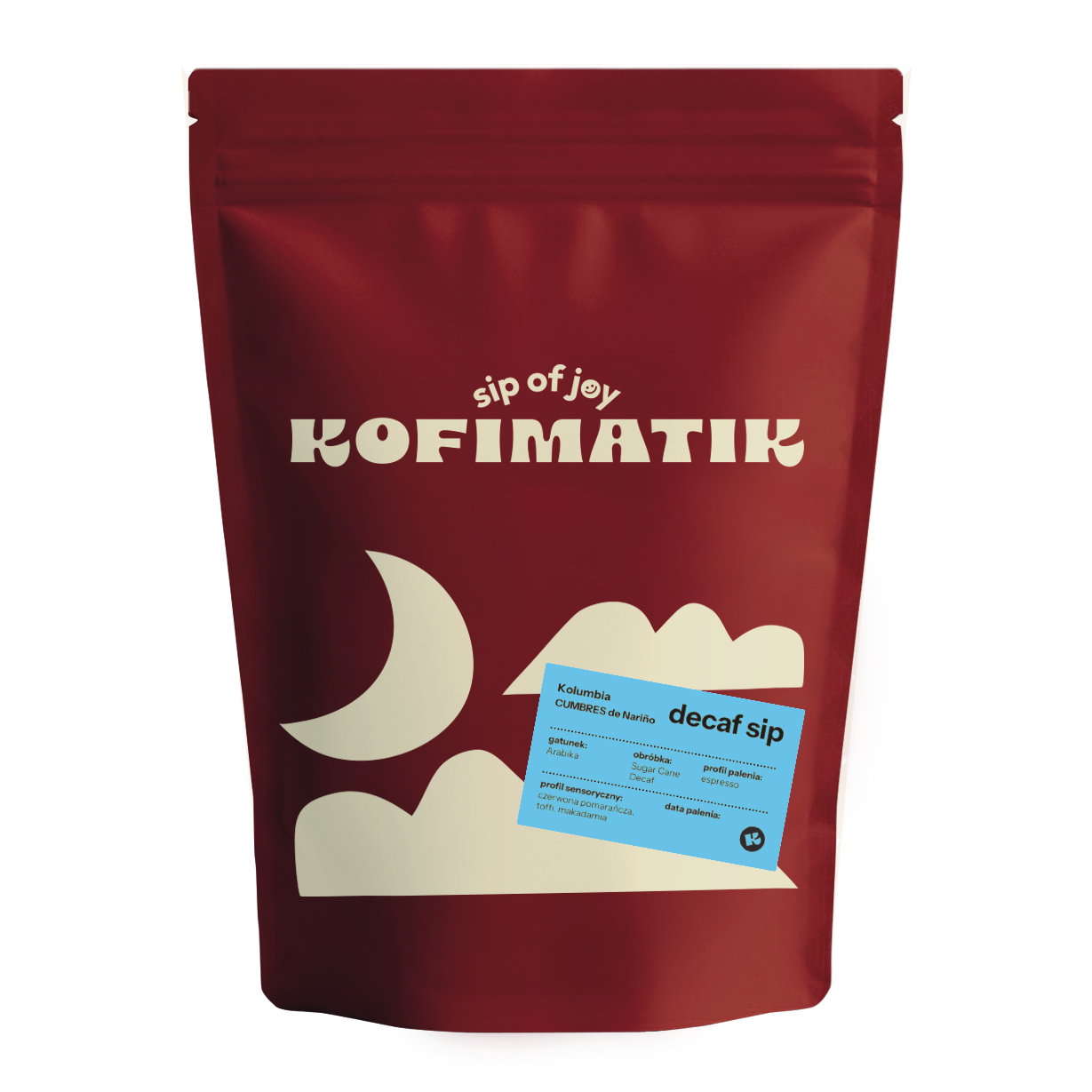 Kolumbia Cumbres de Nariño Decaf - bezkofeinowa kawa do espresso