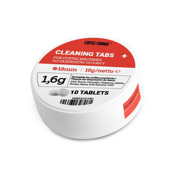 Coffee Format Cleaning Tabs - tabletki do czyszczenia ekspresów (10 × 1,6 g)