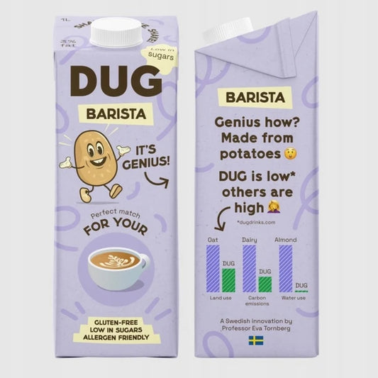 DUG Barista 1l - nie mleko z ziemniaka idealne do spieniania