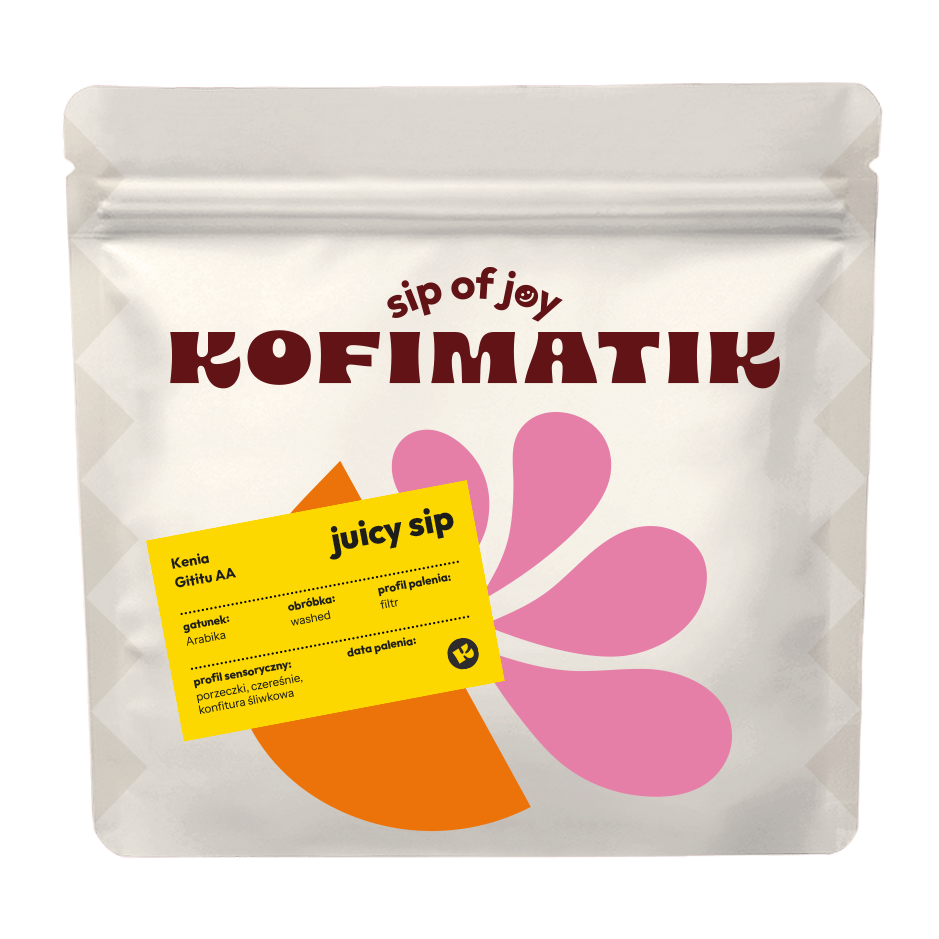 Kenia Gititu AA — soczysta kawa ziarnista pod filtr